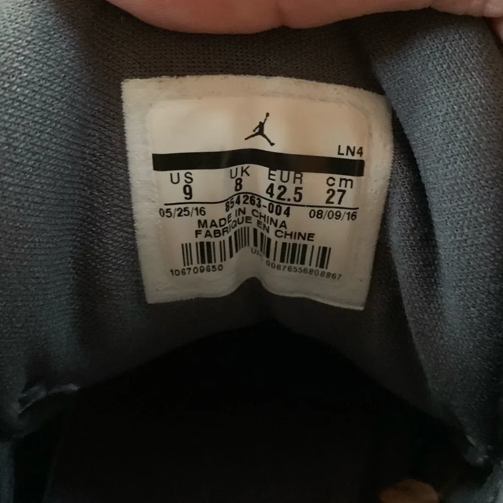 Jordan 3 Retro Wool Dark Gray Sail 9